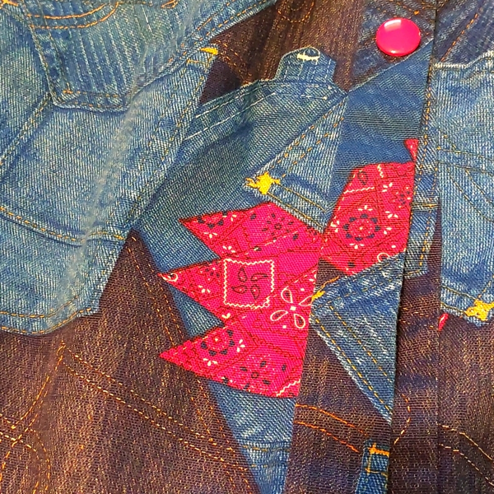 Handmade Vintage Patchwork Skirt - image 2